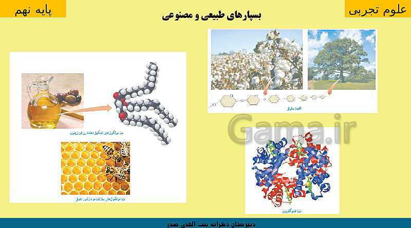 پاورپوینت کنفرانس علوم تجربی نهم | فصل 1: مواد و نقش آنها در زندگی- پیش نمایش