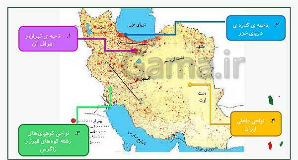 پاورپوینت آموزش کلاس مجازی مطالعات اجتماعی پنجم دبستان | درس 5: جمعیت ایران- پیش نمایش