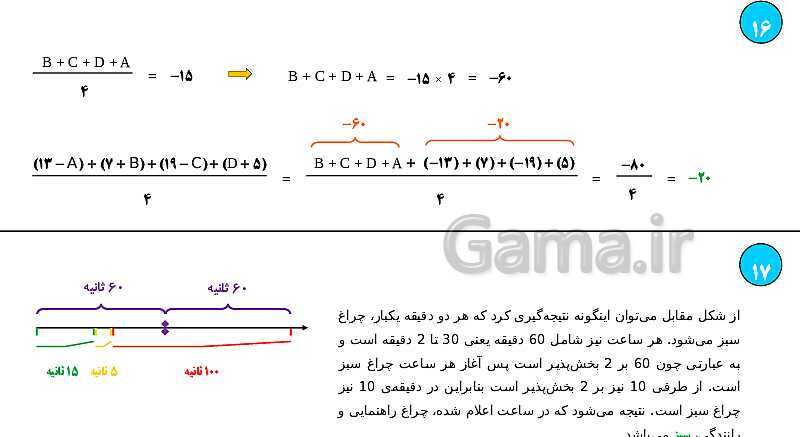 پاورپوینت تمرین‌های تکمیلی ریاضی هفتم | فصل 3: جبر و معادله- پیش نمایش