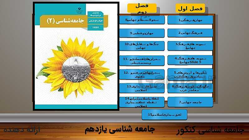  پاورپوینت جامع و کنکوری کتاب جامعه شناسی (2) یازدهم | درس 1 تا 15- پیش نمایش