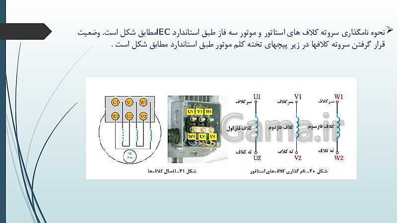 پاورپوینت کتاب محور کابل کشی و سیم پیچی ماشین های الکتریکی یازدهم هنرستان | پودمان 1: شبکه برق و مصرف کننده‌های سه فاز- پیش نمایش