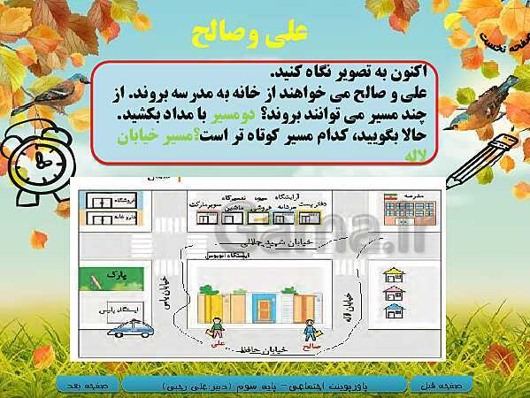 پاورپوینت تدریس مطالعات اجتماعی سوم دبستان | درس 20: خانه‌ی شما کجاست؟- پیش نمایش