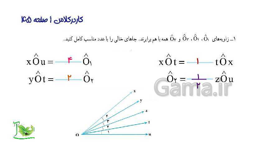 پاورپوینت آموزش کتاب درسی ریاضی هفتم | فصل 4: هندسه و استدلال- پیش نمایش