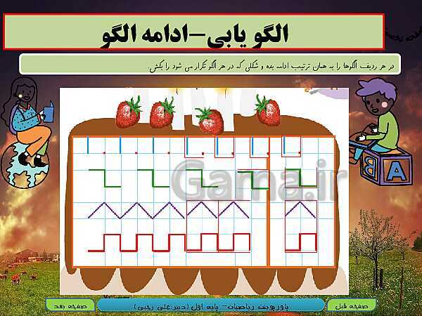 پاورپوینت تدریس ریاضی اول دبستان | تم 7: آشنایی با عدد 1 و 2- پیش نمایش