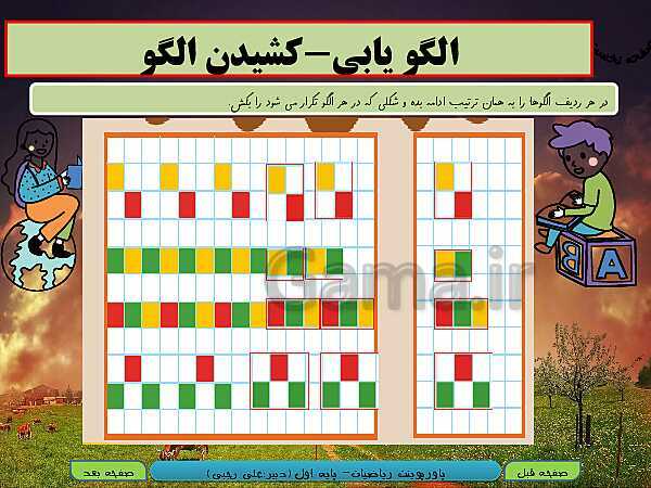 پاورپوینت تدریس ریاضی اول دبستان | تم 7: آشنایی با عدد 1 و 2- پیش نمایش