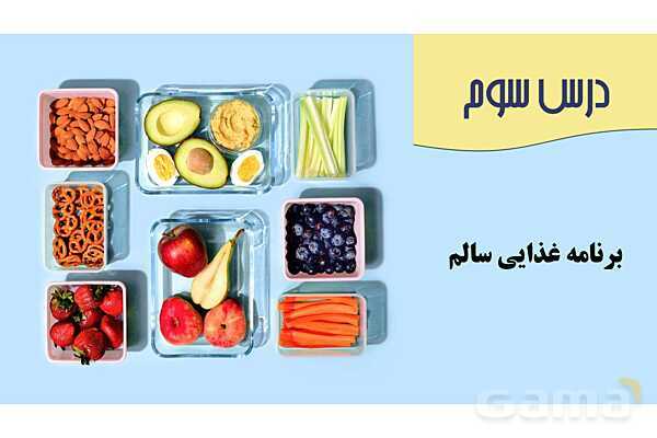 پاورپوینت سلامت و بهداشت دوازدهم دوره دوم متوسطه | درس 3: برنامهٔ غذایی سالم- پیش نمایش