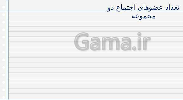 پاورپوینت آموزش کتاب درسی ریاضی (1) دهم دبیرستان | فصل 1: مجموعه، الگو و دنباله- پیش نمایش