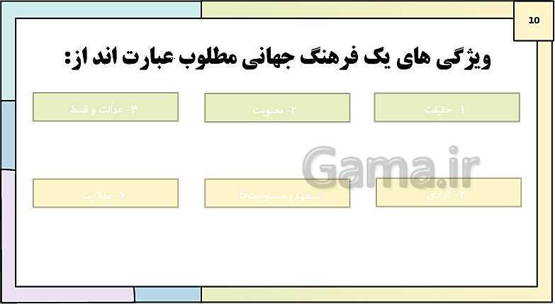 پاورپوینت تدریس کتاب درسی جامعه شناسی (2) یازدهم انسانی | درس 2: فرهنگ جهانی- پیش نمایش