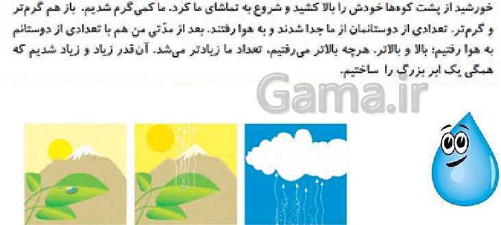 پاورپوینت آموزش چرخه آب برای اول ابتدائی همراه با داستان و انیمیشن- پیش نمایش