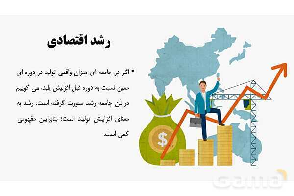 پاورپوینت اقتصاد دهم دبیرستان | درس 11: رشد و پیشرفت اقتصادی- پیش نمایش