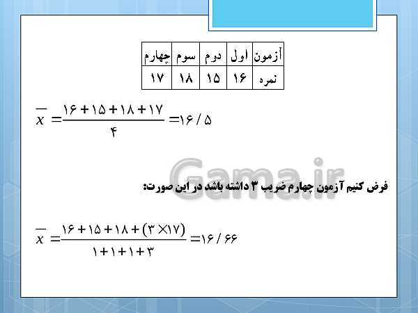 پاورپوینت آموزش و حل کامل فعالیت‌، کار در کلاس و تمرین‌های کل کتاب درسی ریاضی و آمار (1) دهم انسانی- پیش نمایش