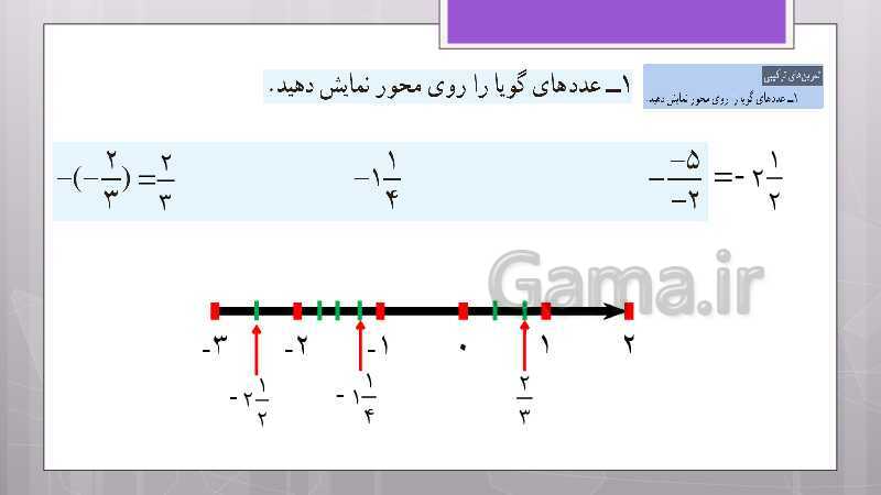 پاورپوینت آموزش و حل کامل فعالیت‌، کار در کلاس و تمرین‌های کل کتاب درسی ریاضی هشتم - پیش نمایش