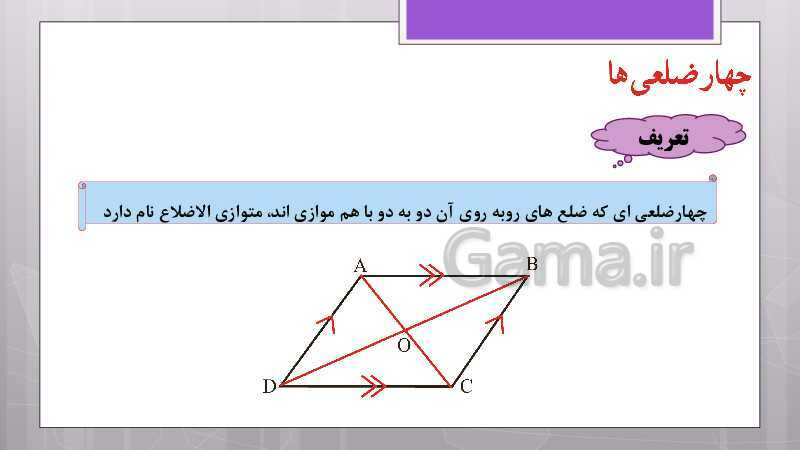 پاورپوینت آموزش و حل کامل فعالیت‌، کار در کلاس و تمرین‌های کل کتاب درسی ریاضی هشتم - پیش نمایش