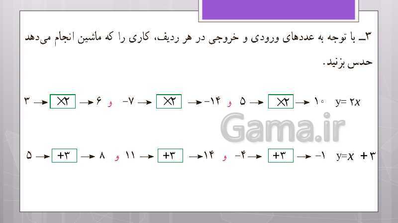 پاورپوینت آموزش و حل کامل فعالیت‌، کار در کلاس و تمرین‌های کل کتاب درسی ریاضی هشتم - پیش نمایش