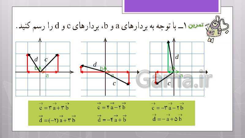 پاورپوینت آموزش و حل کامل فعالیت‌، کار در کلاس و تمرین‌های کل کتاب درسی ریاضی هشتم - پیش نمایش