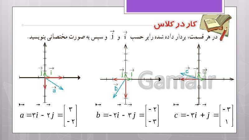 پاورپوینت آموزش و حل کامل فعالیت‌، کار در کلاس و تمرین‌های کل کتاب درسی ریاضی هشتم - پیش نمایش