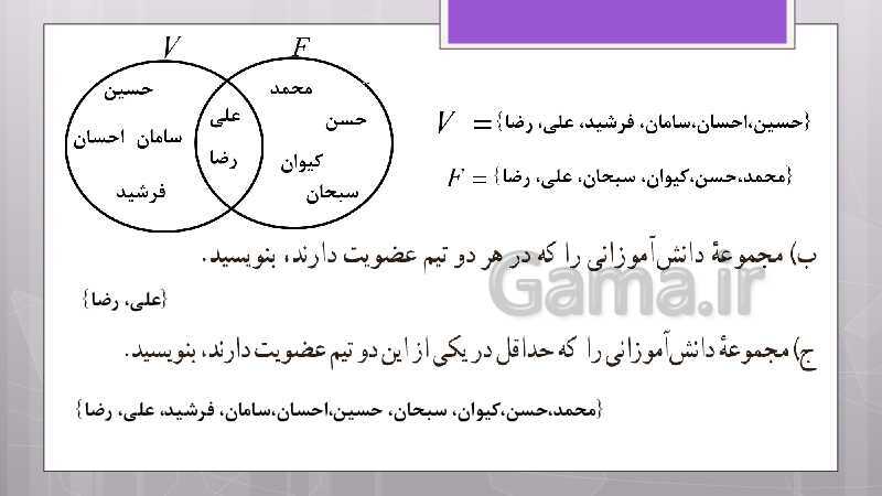 پاورپوینت آموزش و حل کامل فعالیت‌، کار در کلاس و تمرین‌های کل کتاب درسی ریاضی نهم - پیش نمایش