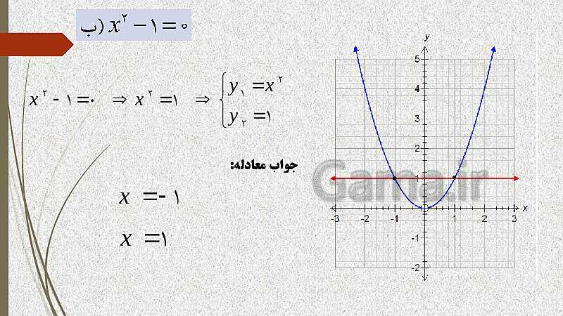  پاورپوینت آموزش و حل کامل فعالیت‌، کار در کلاس و تمرین‌های کل کتاب درسی ریاضی (1) فنی دهم هنرستان- پیش نمایش