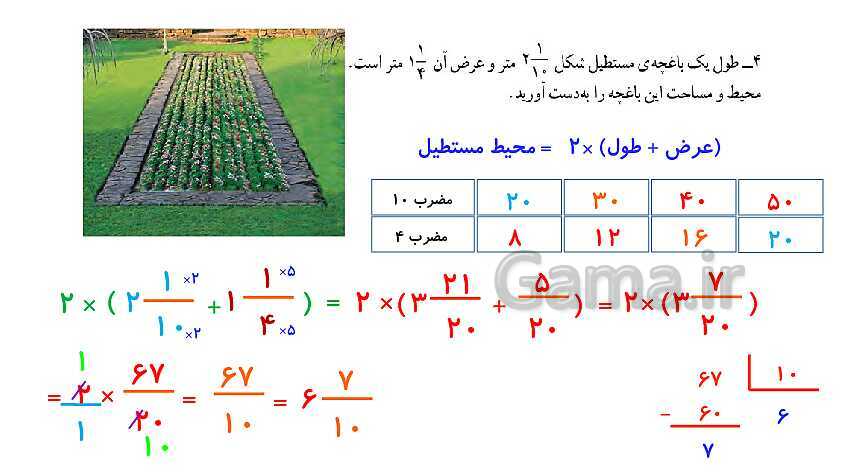 پاورپوینت کتاب محور پاسخ به تمام سوالات ریاضی ششم دبستان | فصل 2: کسر- پیش نمایش