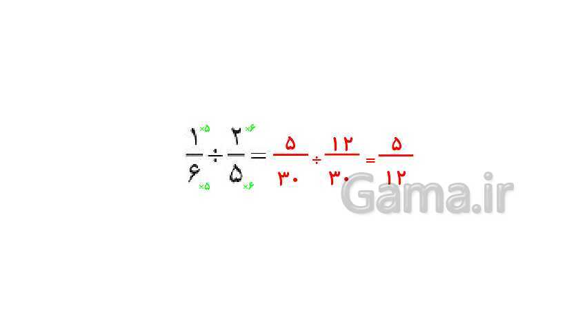 پاورپوینت کتاب محور پاسخ به تمام سوالات ریاضی ششم دبستان | فصل 2: کسر- پیش نمایش