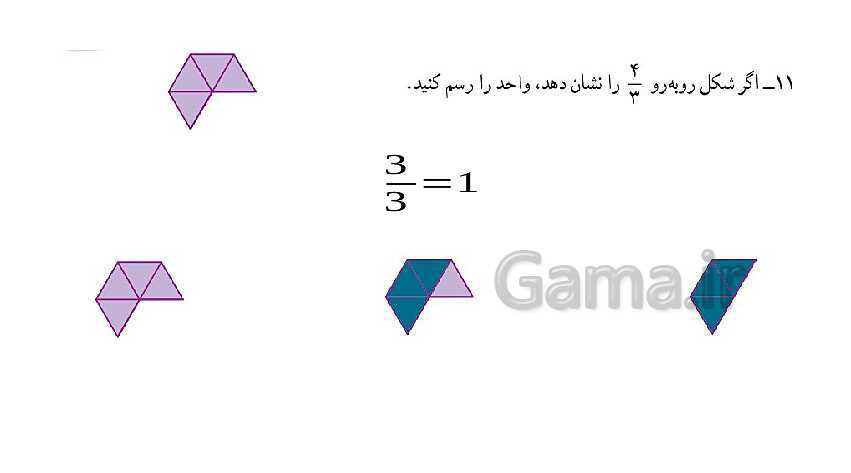 پاورپوینت کتاب محور پاسخ به تمام سوالات ریاضی ششم دبستان | فصل 2: کسر- پیش نمایش