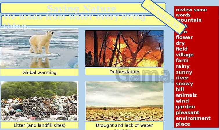 پاورپوینت تدریس کامل درس اول زبان انگلیسی (1) دهم | درس 1: Saving Nature- پیش نمایش