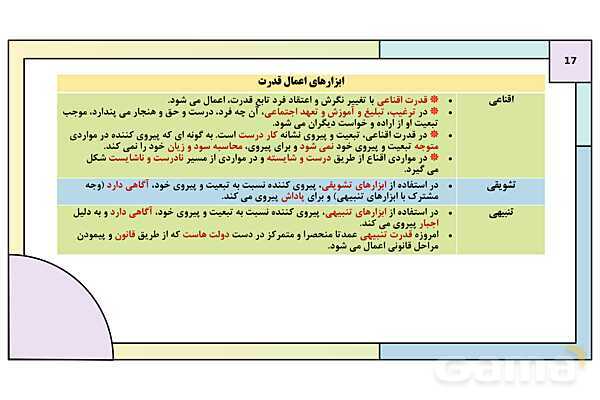 پاورپوینت تدریس کتاب درسی جامعه شناسی (3) دوازدهم انسانی | درس 6: قدرت اجتماعی- پیش نمایش