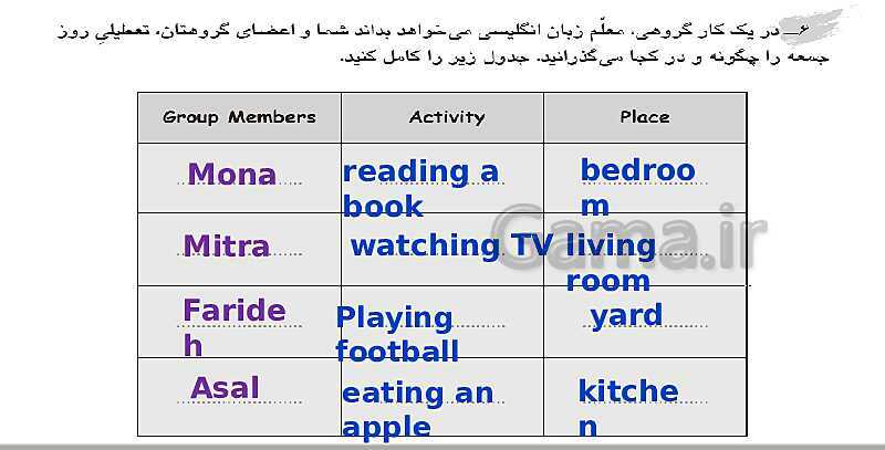 پاورپوینت آموزش چند رسانه‌ای انگلیسی هفتم | Lesson 6: My House- پیش نمایش