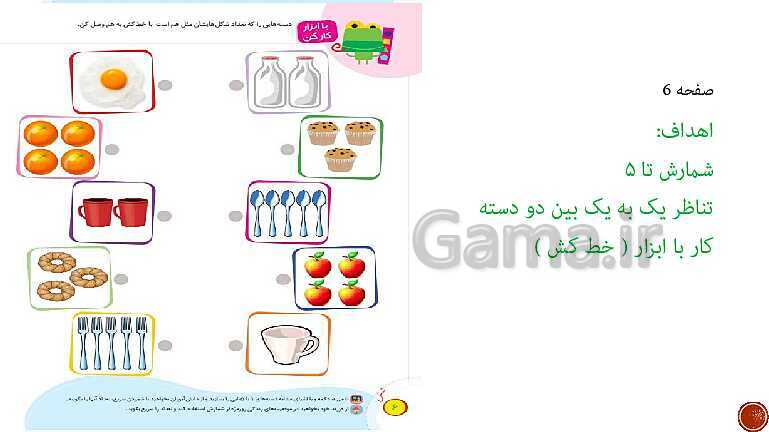 پاورپوینت آموزش اهداف تم‌های 1 تا 9 کتاب ریاضی اول دبستان- پیش نمایش