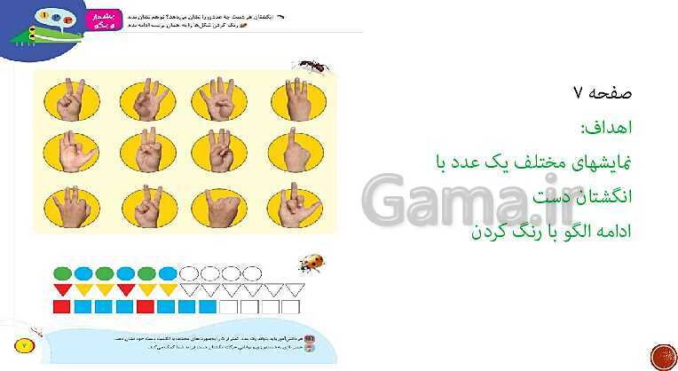 پاورپوینت آموزش اهداف تم‌های 1 تا 9 کتاب ریاضی اول دبستان- پیش نمایش