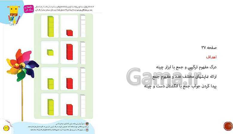 پاورپوینت آموزش اهداف تم‌های 1 تا 9 کتاب ریاضی اول دبستان- پیش نمایش