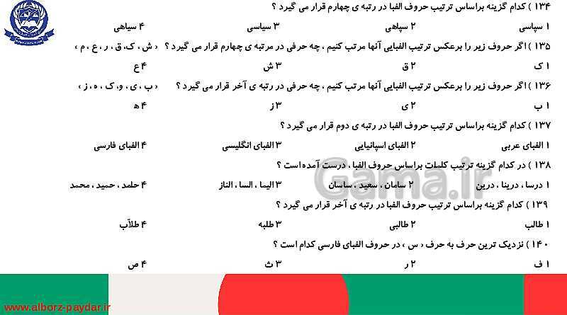 45 تیپ دسته بندی شده تست‌های هوش کلامی، ادبی و درک مطلب- پیش نمایش