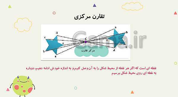 پاورپوینت تدریس فصل 4: تقارن و چند ضلعی‌ها- پیش نمایش