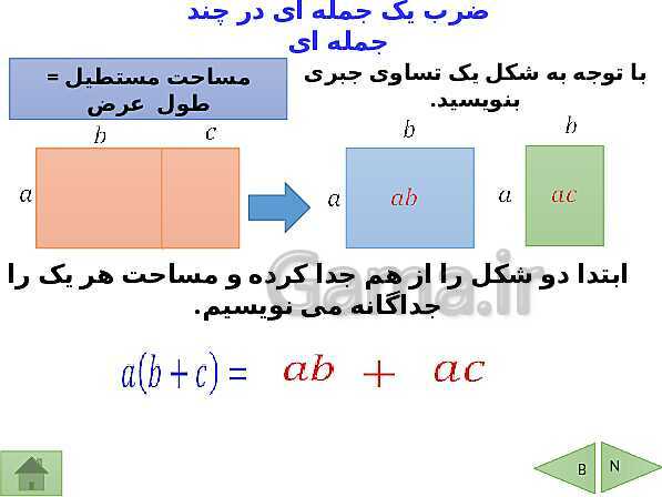 پاورپوینت آموزشی فصل چهارم ریاضی هشتم | جبر و معادله- پیش نمایش