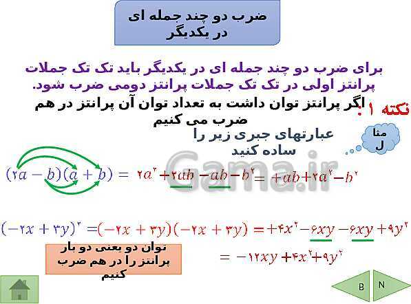 پاورپوینت آموزشی فصل چهارم ریاضی هشتم | جبر و معادله- پیش نمایش