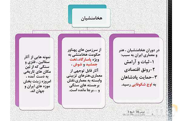 پاورپوینت تاریخ (1) دهم انسانی | درس 16: هنر و معماری- پیش نمایش