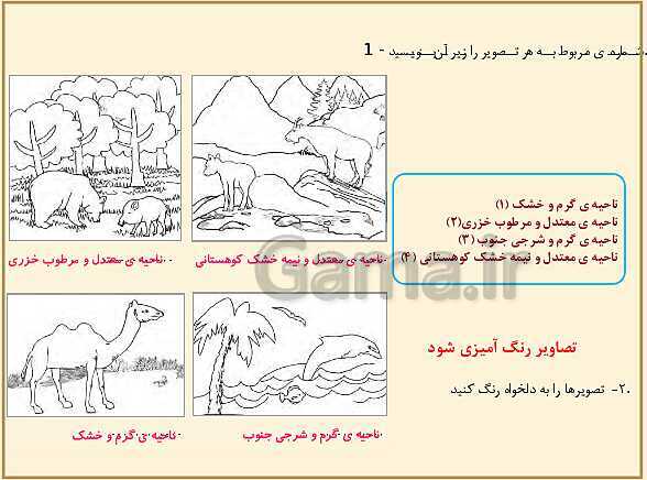 پاورپوینت مطالعات اجتماعی چهارم دبستان | درس 18: پوشش گیاهی و زندگی جانوری در ایران- پیش نمایش