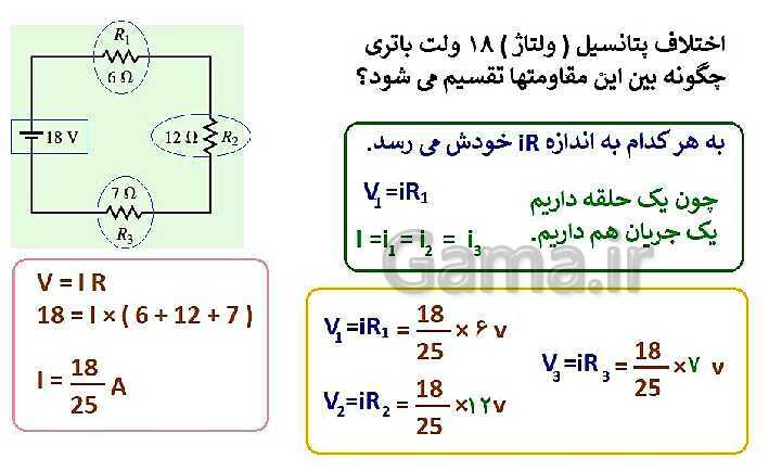 پاورپوینت تدریس فیزیک رشته های فنی هنرستان | فصل 5: جریان و مدارهای الکتریکی- پیش نمایش