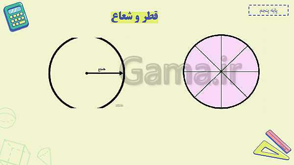 پاورپوینت آموزش محیط دایره با شعر- پیش نمایش