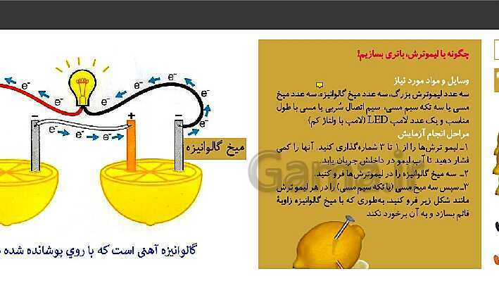 پاورپوینت تدریس شیمی فنی هنرستان | پودمان 4: الکتروشیمی- پیش نمایش