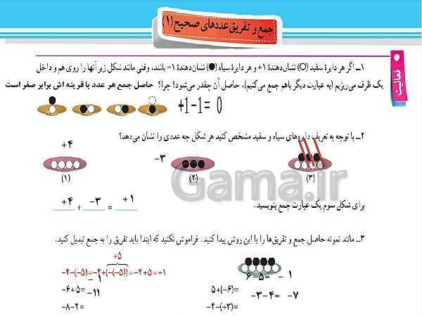 پاورپوینت آموزش فصل 2: عددهای صحیح- پیش نمایش