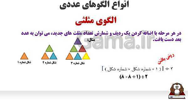 پاورپوینت الگوهای عددی و بخش‌پذیری- پیش نمایش