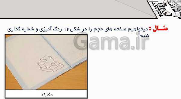 پاورپوینت پودمان 3: ترسیم سه نما و حجم | درس نقشه کشی فنی رایانه‌ای پایه دهم شاخه فنی- پیش نمایش