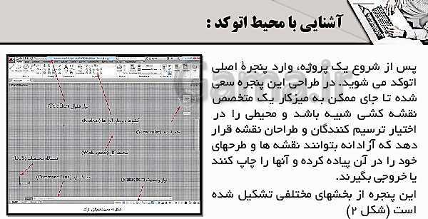 پاورپوینت پودمان 4: ترسیم با رایانه | درس نقشه کشی فنی رایانه‌ای پایه دهم شاخه فنی- پیش نمایش