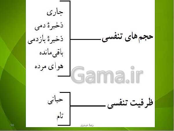 پاورپوینت فصل سوم زیست دهم: تبادلات گازی- پیش نمایش