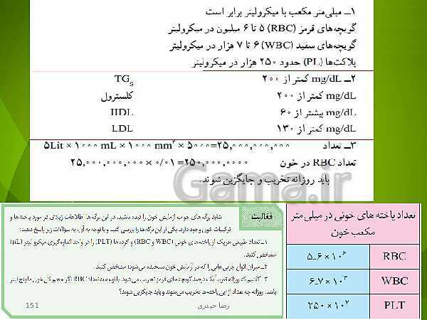 پاورپوینت فصل چهارم زیست دهم: گردش مواد در بدن- پیش نمایش