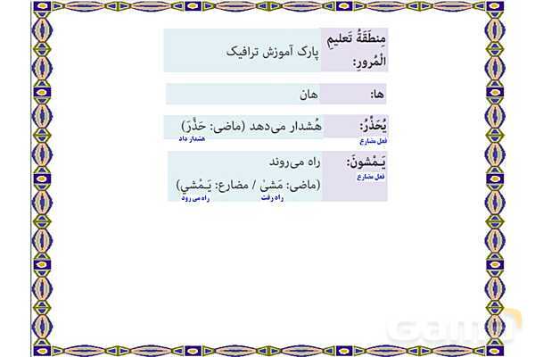 پاورپوینت درس 1 عربی نهم- پیش نمایش