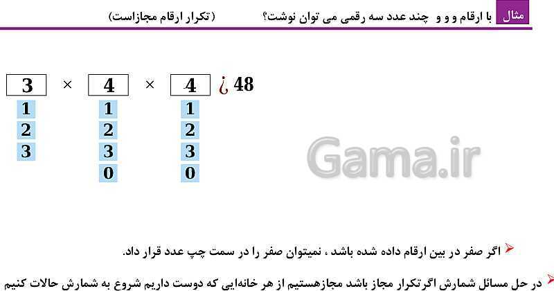 پاورپوینت فصل 6: شمارش، بدون شمردن (درس 1 تا 3) | ریاضی دهم- پیش نمایش