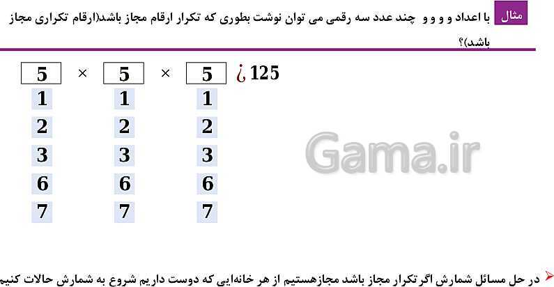 پاورپوینت فصل 6: شمارش، بدون شمردن (درس 1 تا 3) | ریاضی دهم- پیش نمایش