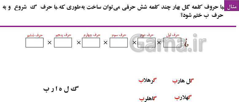 پاورپوینت فصل 6: شمارش، بدون شمردن (درس 1 تا 3) | ریاضی دهم- پیش نمایش